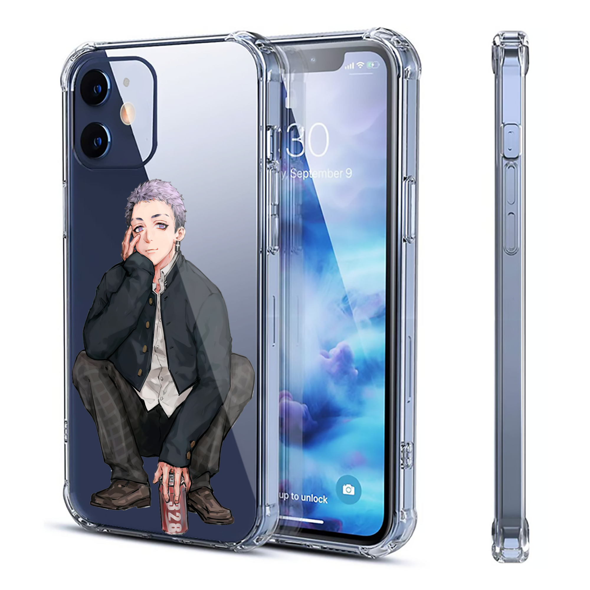 （画像用） 東京リベンジャーズ Tokyo Revengers 【iPhone 12シリーズ対応】透明スマホケース（クリアソフトケース）